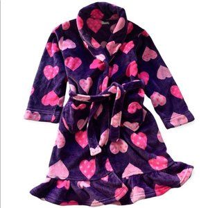 kids fleece robe size L girls